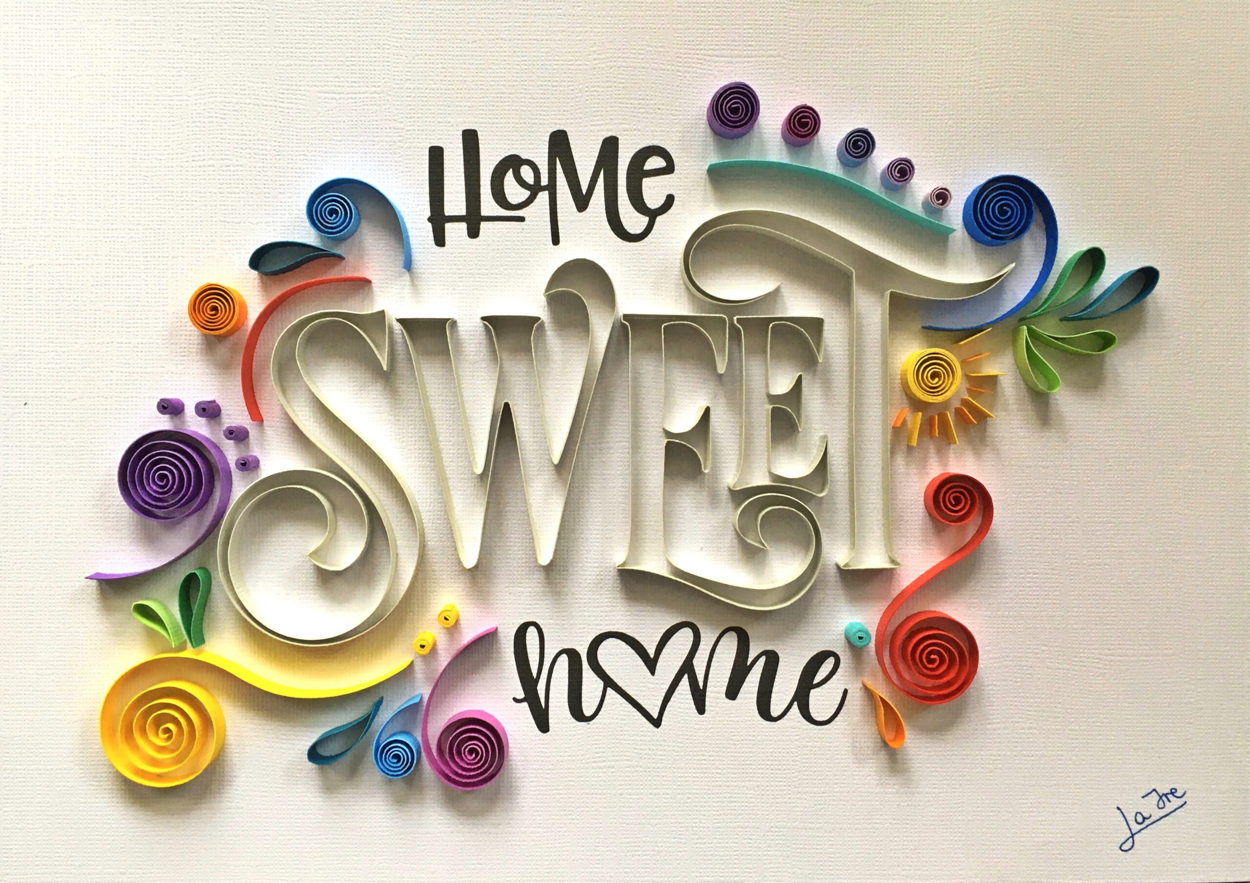 Tableau "home sweet home"