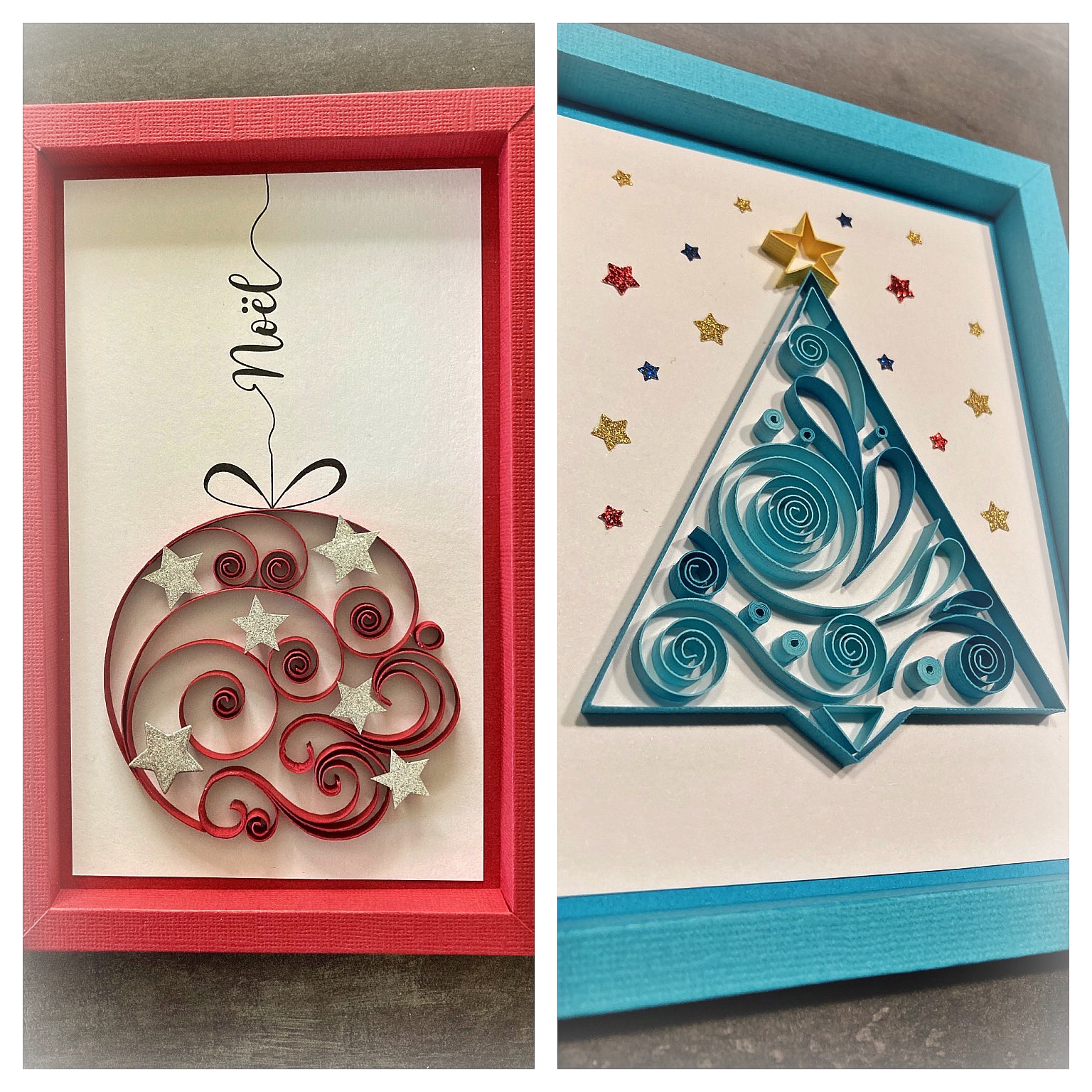 Petits tableaux de Noël